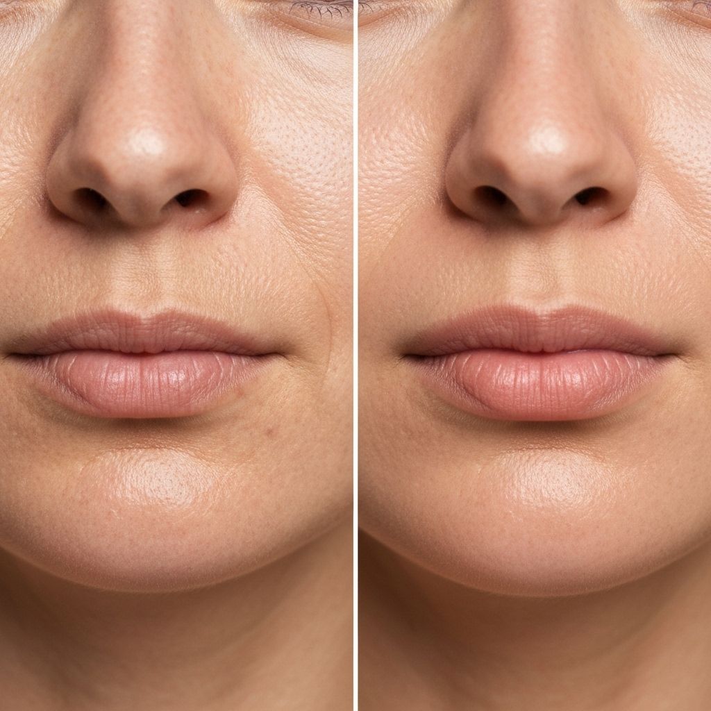 Resultados antes e depois - Firmeza da pele